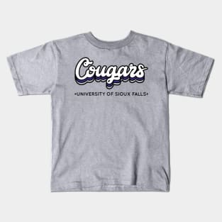 Cougars - University of Sioux Falls Kids T-Shirt